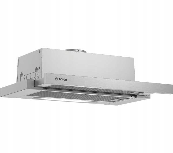 Okap teleskopowy Bosch DFT63AC50 360 m3/h 68 dB Srebrny