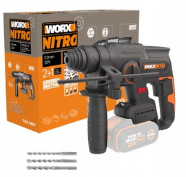 Młotowiertarka Worx WX381.9 SDS+ 4700 ud/min 1350 obr/min. Bez akumulatora