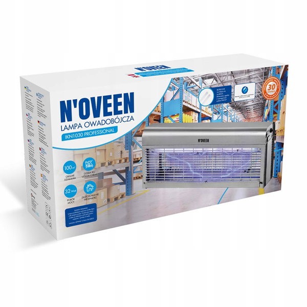 Lampa owadobójcza rażąca N'oveen IKN1030 Professional 32W na komary muchy