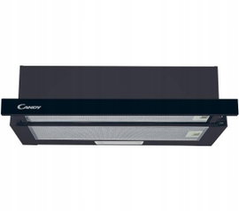 Okap teleskopowy Candy CBT60RBG 402 m3/h 69 dB Czarny