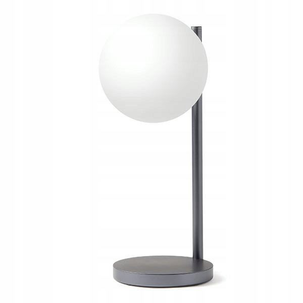 Lampa biurkowa z ładowarką indukcyjną Lexon Bubble LED 15W LH70X Szara