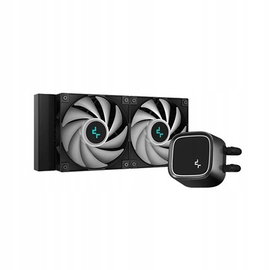 Chłodzenie wodne DeepCool LE520 RGB 2x 120mm 2400 obr/min 4-pin Czarne
