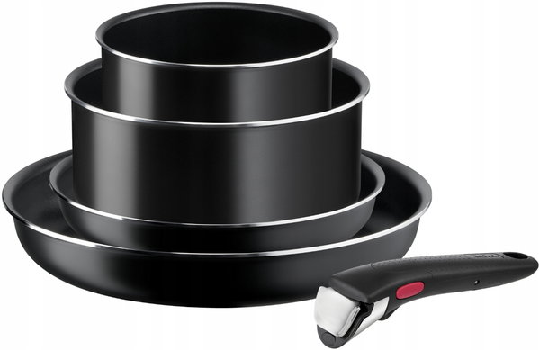 Zestaw garnków Tefal Ingenio Easy Cook and Clean 2 Patelnie 2 Rondle Uchwyt