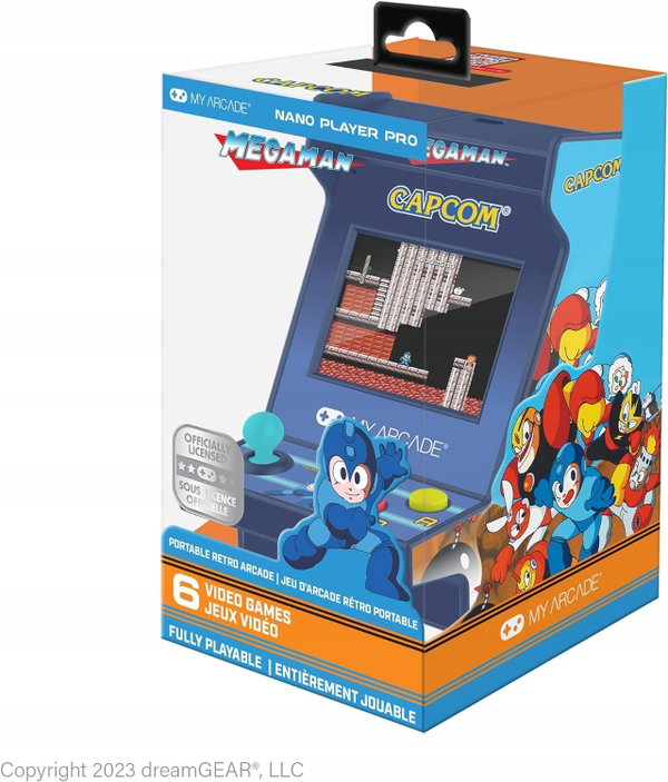 Konsola przenośna My Arcade Micro Player Pro Super Mega Man - 6 Gier