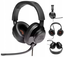 Słuchawki przewodowe z mikrofonem JBL Quantum 300 Nauszne Czarne