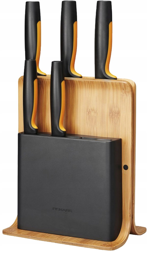 Zestaw noży Fiskars Functional Form 1057552 w Bambusowym Bloku