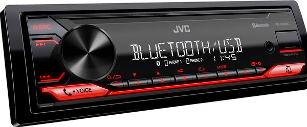 Radioodtwarzacz samochodowy 1DIN JVC KD-X282BT 4x50W Bluetooth USB