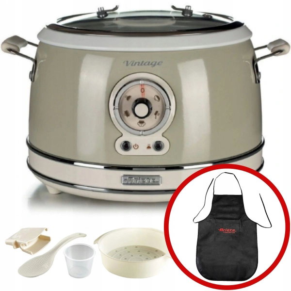 Wolnowar Ariete Rice Cooker Vintage 2904/03 700W 3L Gotowanie na parze