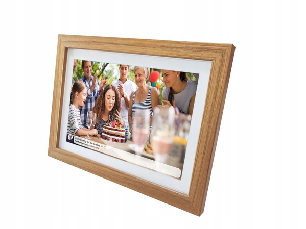 Cyfrowa ramka do zdjęć Denver Frameo 10,1'' PFF-1042LW 16GB WIFI Brązowa