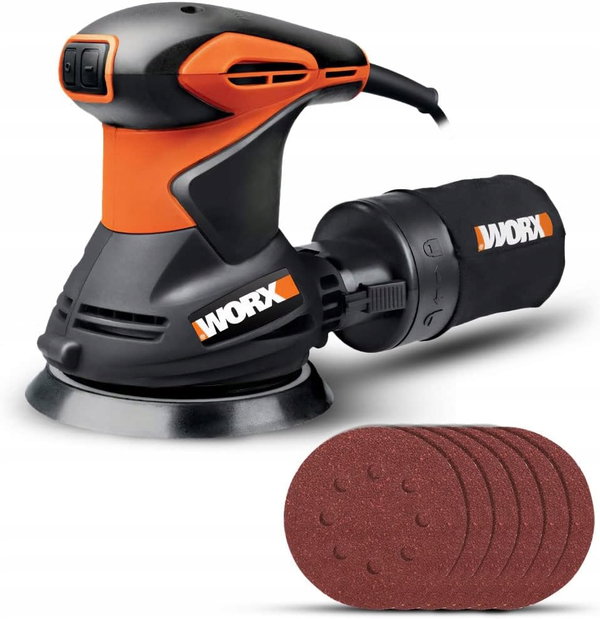 Szlifierka mimośrodowa sieciowa Worx WX652.1 320W Oscylacyjna