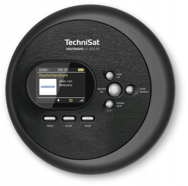 Radioodbiornik TechniSat DigitRadio CD 2GO BT Radio FM DAB+ Bluetooth
