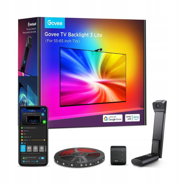 Taśma LED Govee H6099 TV Backlight 3 Lite TV 55-65 Podświetlenie Telewizora