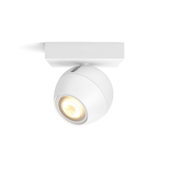 Oświetlenie punktowe Philips Hue White Ambiance Buckram bez pilota Białe