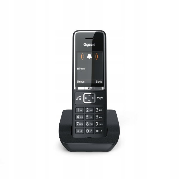 Telefon stacjonarny bezprzewodowy Gigaset Comfort 550 czarny