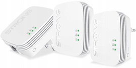 Transmiter sieciowy Powerline Strong 600 Triple Mini