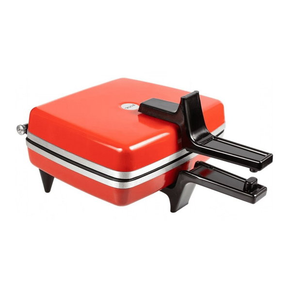 Gofrownica DEZAL 301.4 1300W 2 Prostokąty Czerwona