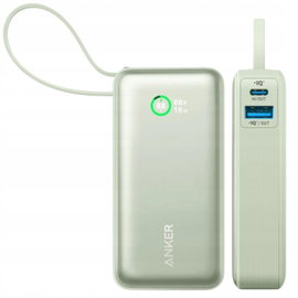Powerbank Anker 545 Nano (A1259G61) 10000mAh 30W USB-A / USB-C Zielony