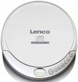 Odtwarzacz audio MP3 CD Lenco CD-201 LCD Słuchawki Srebrny
