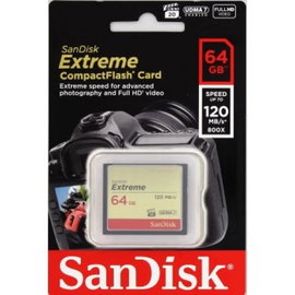Karta pamięci SanDisk Extreme Compact Flash 64GB UDMA 7 120 / 85 MB/s
