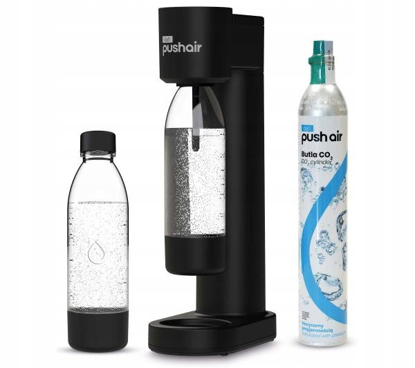 Saturator Dafi PushAir SATCZ2B + 2 butelki + Nabój z gazem CO2
