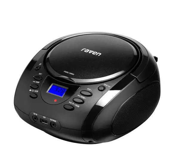 Radioodtwarzacz CD Raven ECDP001 Bluetooth Radio FM Czarny