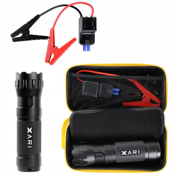 Powerbank Xari JS30 Jump Starter 4w1 Latarka, Młotek 8000mAh 10W Czarny