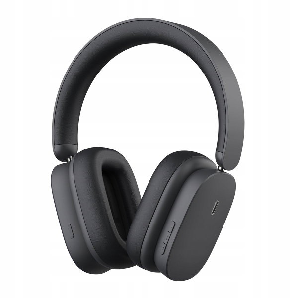 Słuchawki Baseus Bowie H1 ANC Nauszne Bluetooth 5.2 Czarne bezprzewodowe
