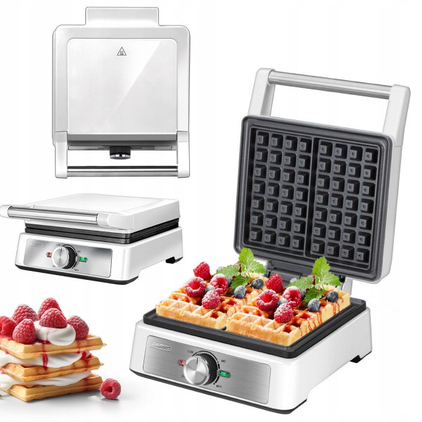 Gofrownica MPM MGO-41 1600W Regulacja temperatury