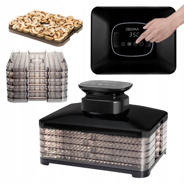 Suszarka spożywcza do grzybów owoców warzyw Zeegma Dry Chef Pro 5 sit
