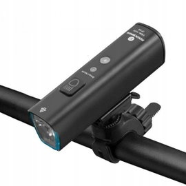 Lampka rowerowa przednia RockBros V9M-1000 4400mAh microUSB Czarna