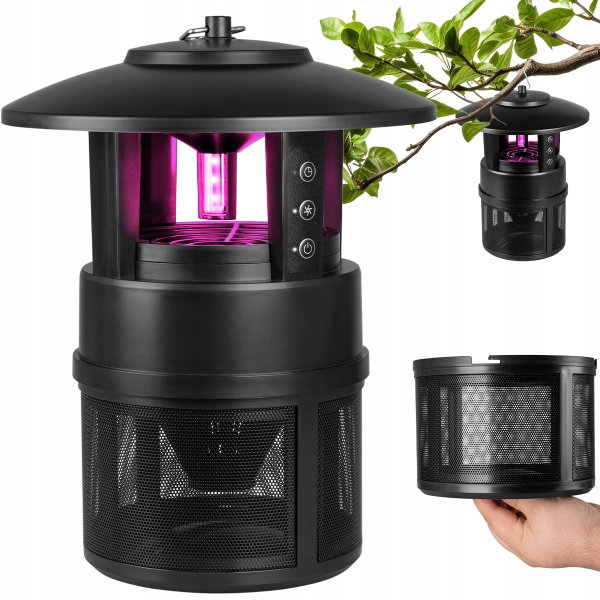 Lampa owadobójcza wiatrakowa przeciw muchom komarom Vayox VA0195 60m2