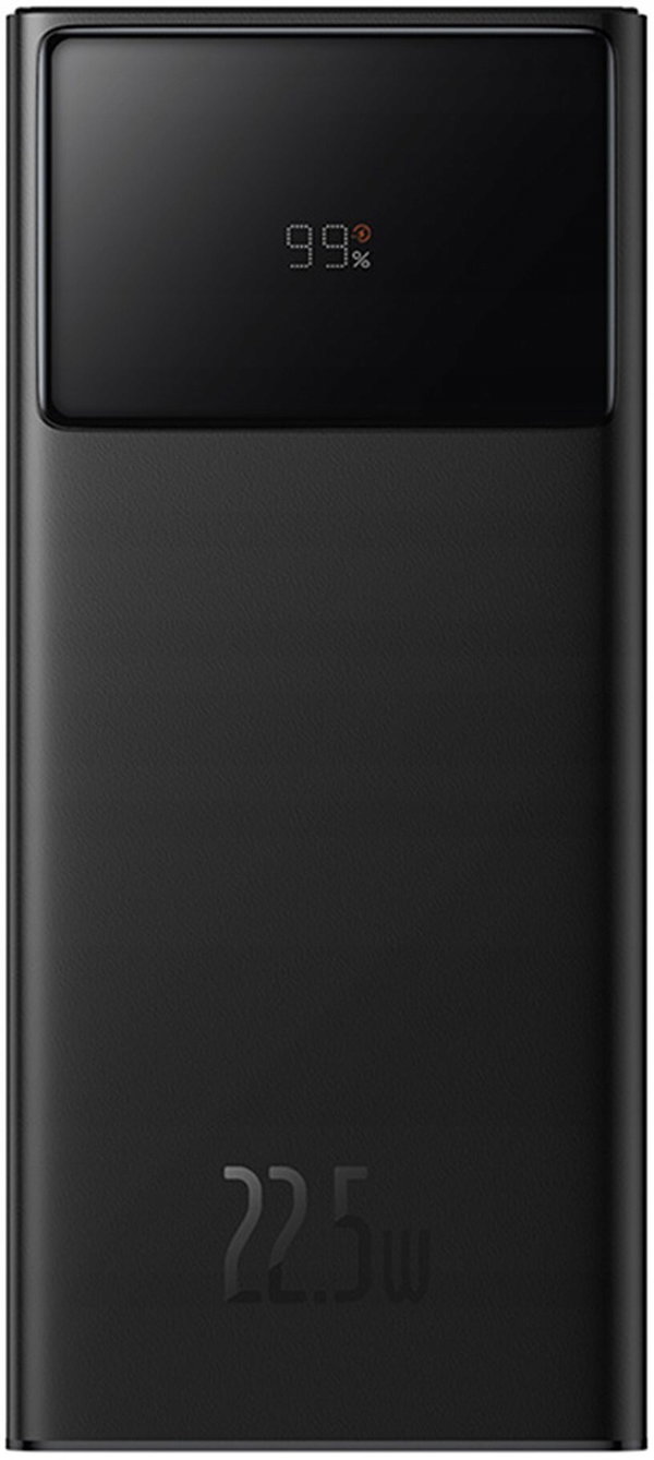 Powerbank Baseus Star-Lord 30000 mAh 22,5W 2x USB / USB-C / microUSB Czarny