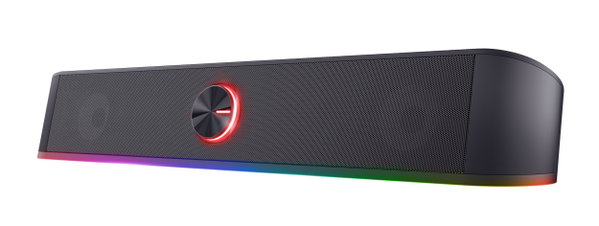 Głośnik soundbar Trust GXT 619 Thorne RGB 12W Czarny Gamingowy