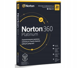 Program antywirusowy Antywirus Norton 360 Platinum 100GB 20 urządzeń / rok