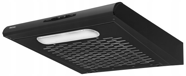 Okap podszafkowy MPM 51-PX-72 175 m3/h 63 dB Czarny