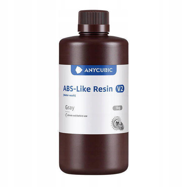 Żywica Anycubic typu ABS V2 1KG Szara do Photon Mono M7 Pro