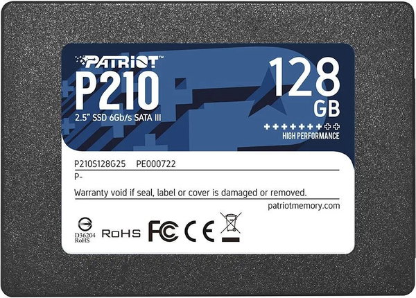 Dysk SSD Patriot P210 128GB 2,5' SATA III 450 MB/s
