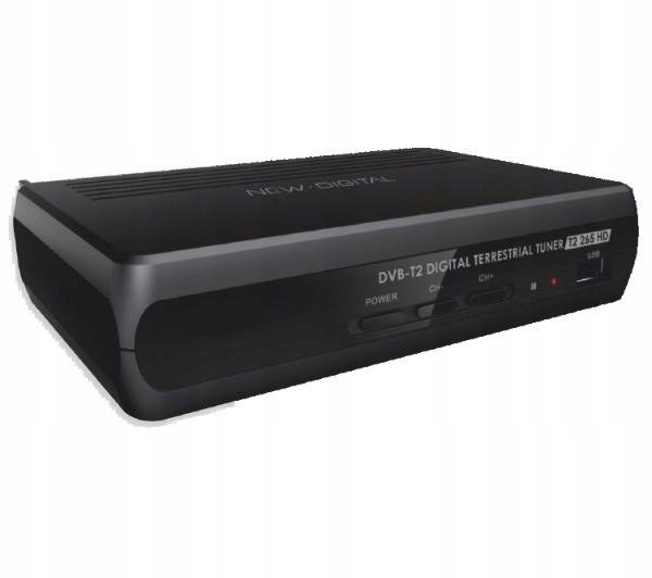 Dekoder Tuner New Digital T2 265 HD DVB-T2 SD/HD H.265 HEVC EPG HDMI