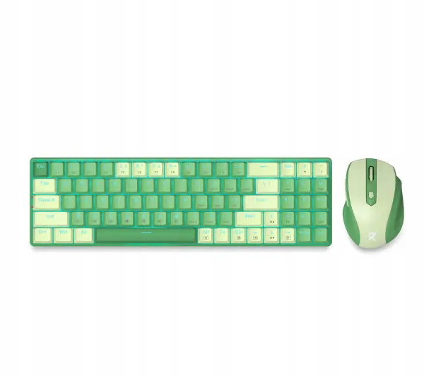 Zestaw Klawiatura + Mysz bezprzewodowa Redragon BS-8772GC Zielona