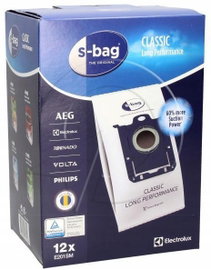 12x Worki Electrolux E201SM S-Bag Long Performance Syntetyczne