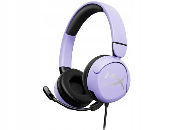 Słuchawki dla dzieci HyperX Cloud Mini Fioletowe do PC PS XBOX przewodowe
