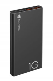 Powerbank Navitel PWR10 AL Black 10000mAh 22,5W 2xUSB-A / USB-C / microUSB