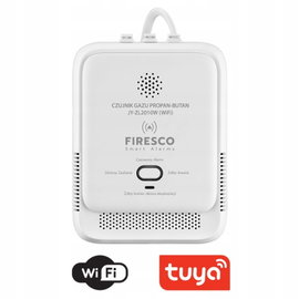 Czujnik Detektor gazu ziemnego metanu Firesco FIR-JT-ZL2010W Tuya Smart