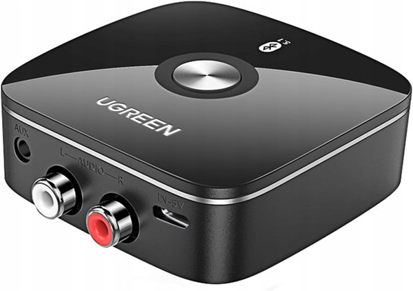 Adapter Bluetooth UGREEN CM106 Odbiornik Bluetooth 5.1, 2x RCA, Jack 3.5mm