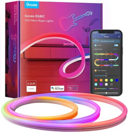 Taśma LED Govee Neon Rope Light H61A1 WIFI Regulacja jasności 2 metry