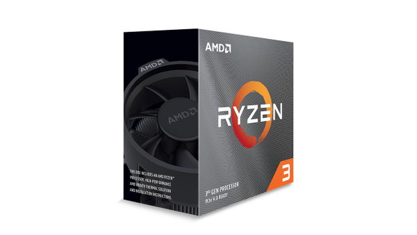Procesor AMD Ryzen 3 3100 BOX 3,6 - 3,9 GHz socket AM4