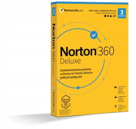 Antywirus Norton 360 Deluxe 25GB BOX 3 urządzenia