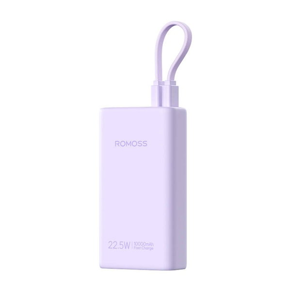 Powerbank Romoss PHA10 10000mAh 22,5W 2x USB-C / Apple Lightning Fioletowy