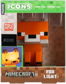 Lampka do pokoju dziecka Paladone Minecraft Icon Fox Light Bateryjna