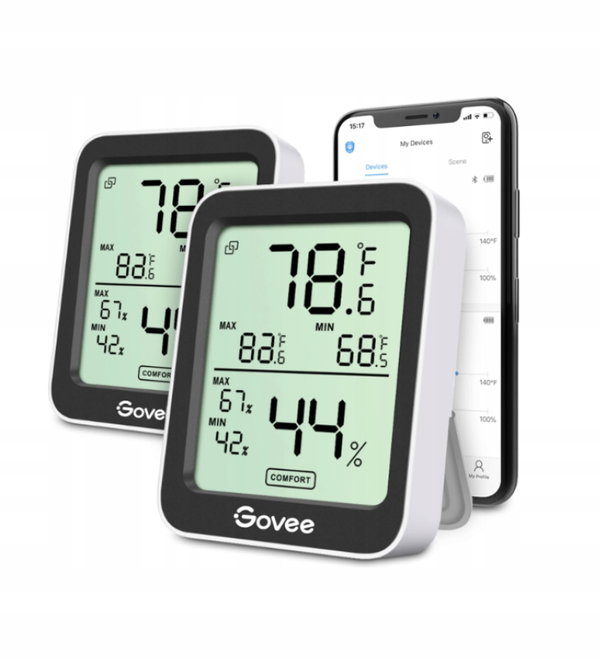Termometr i higrometr Govee H5075 Bluetooth Pomiar temperatury wilgotności